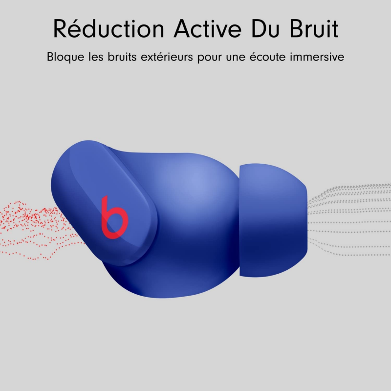 Beats Studio Buds - Écouteurs Totalement sans Fil avec réduction du Bruit - compatibles avec Les appareils Apple et Android - Bleu océan