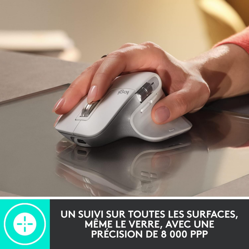 Souris Logitech MX Master 3S - Performante Sans Fil , Clics Silencieux-  Graphite