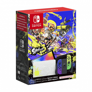 Console Nintendo Switch OLED Splatoon 3 édition spéciale