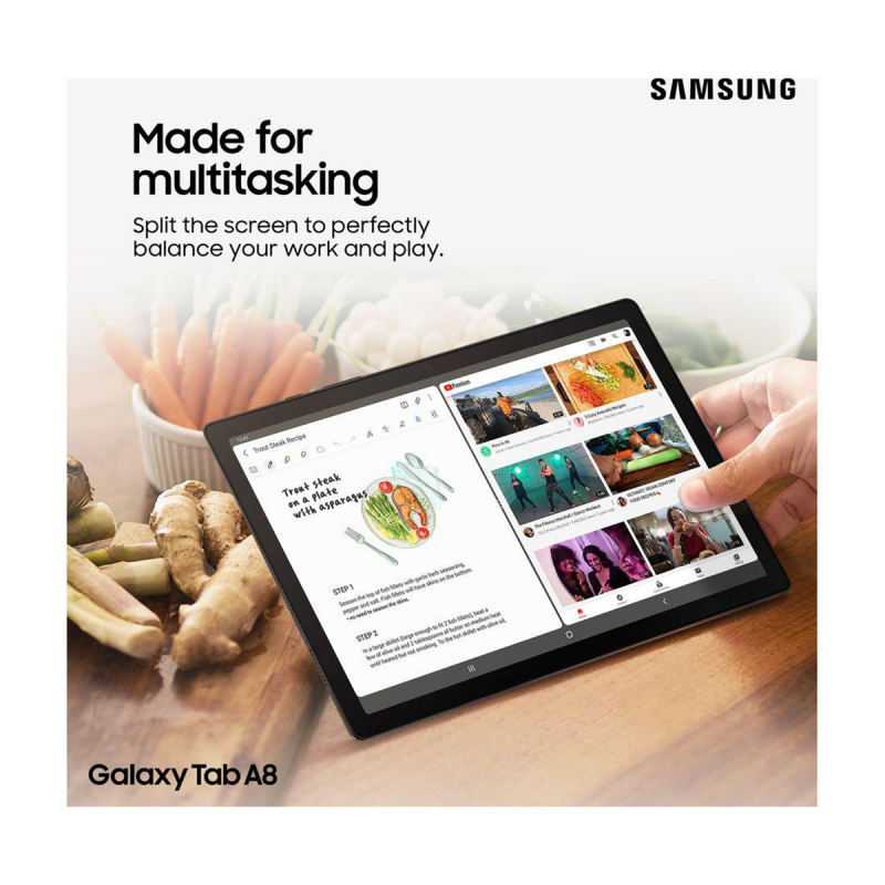 Dimprice  Tablette Samsung Galaxy Tab A8 (10,5, 32 Go, Wi-Fi) - Argent