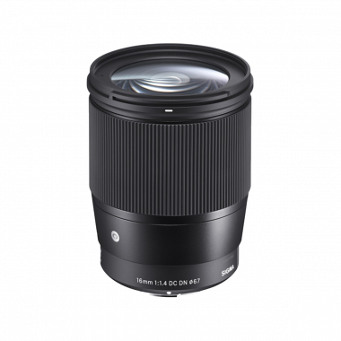 Objectif contemporain Sigma 16 mm f/1.4 DC DN - pour Sony E-Mount