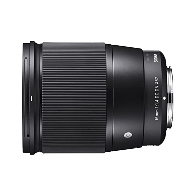 Objectif contemporain Sigma 16 mm f/1.4 DC DN - pour Sony E-Mount