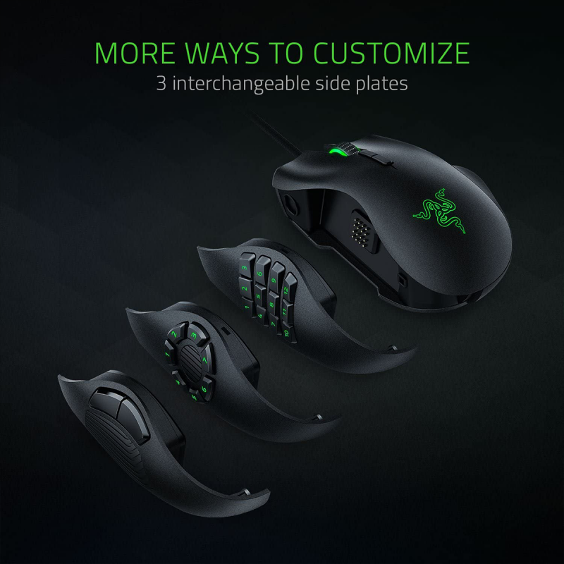 Razer Naga Trinity - MOBA / MMO Gaming Mouse