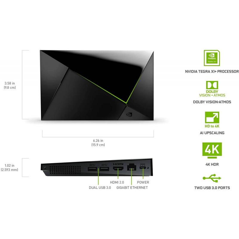 Périphérique de diffusion multimédia NVIDIA SHIELD TV PRO 4K (16 Go)