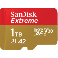 Carte mémoire microSDXC SanDisk Extreme 1 To (A2, classe 10, UHH-I, U3, V30)