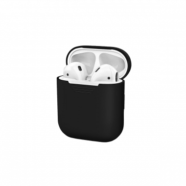 coque en silicone pour Apple AirPods - Noir