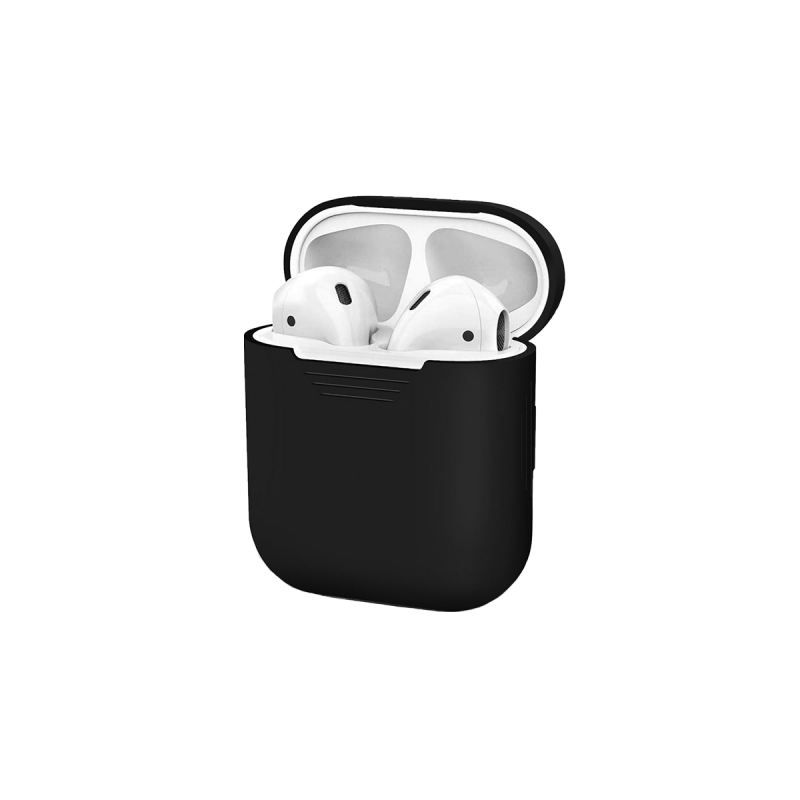 coque en silicone pour Apple AirPods - Noir