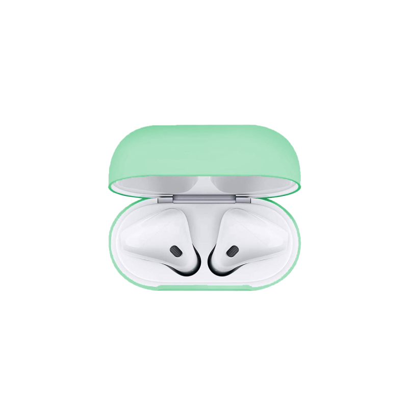 coque en silicone pour Apple AirPods - Coast Green