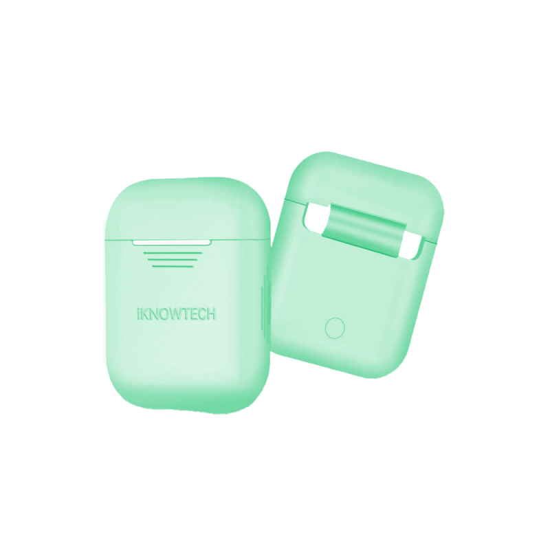 coque en silicone pour Apple AirPods - Coast Green