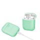 coque en silicone pour Apple AirPods - Coast Green