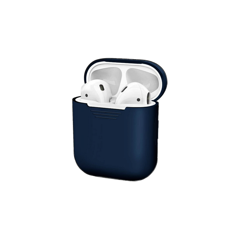 coque en silicone pour Apple AirPods - Bleu Royal