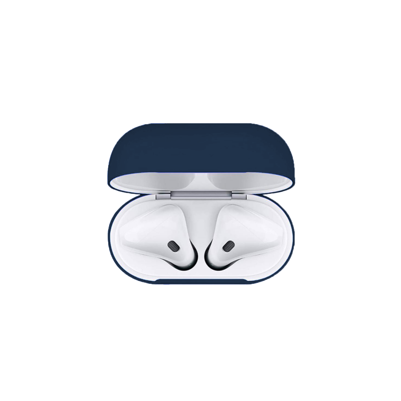 coque en silicone pour Apple AirPods - Bleu Royal