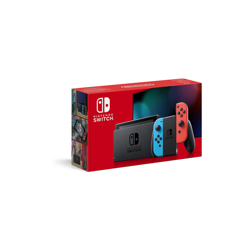 Nintendo Nintendo Console Switch avec Joy-Con bleu néon et rouge